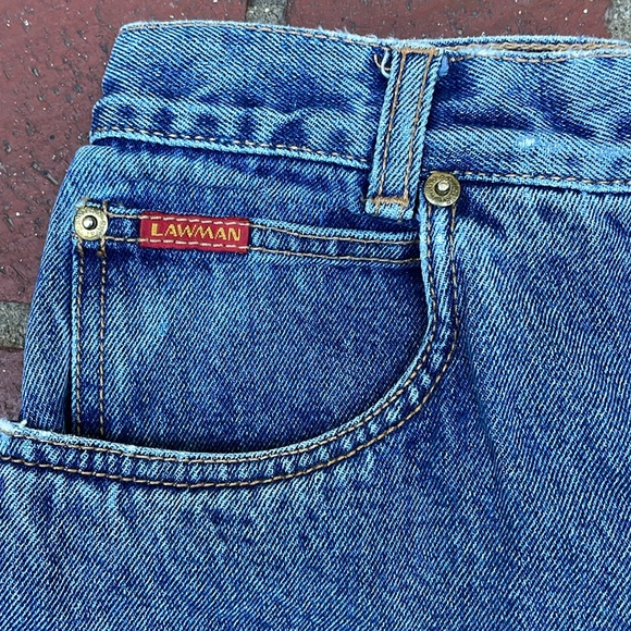 Lawman western vintage jeans 90s. Size 11 - Picture 5 of 9